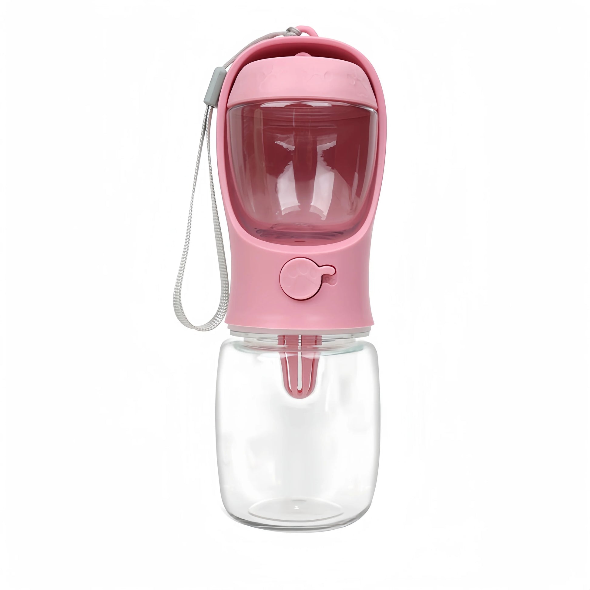 Bouteille d'Eau Portable pour Chien Rose